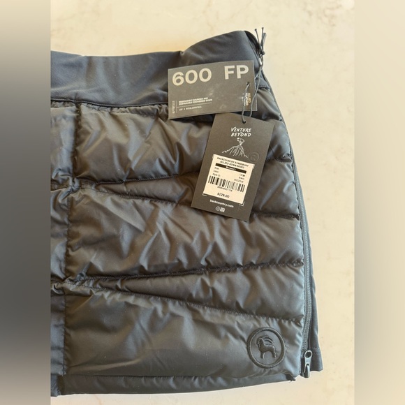 NWT Women’s Stansbury ALLIED down skirt - Backcountry - Size L - Black - Picture 4 of 8